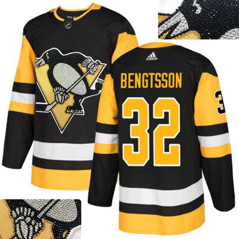 Penguins #32 Bengtsson Black Glittery Edition Adidas Jersey,We sell and wholesale Penguins #32 Bengtsson Black Glittery Edition Adidas Jersey on line form chian!